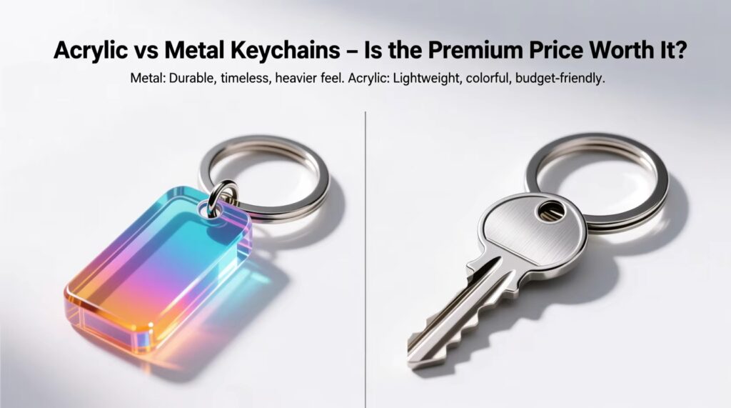 Custom Acrylic Keychains vs. Printed Keyrings: Which is More Budget-Friendly?